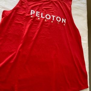 NWOT Red Peloton Tank Top